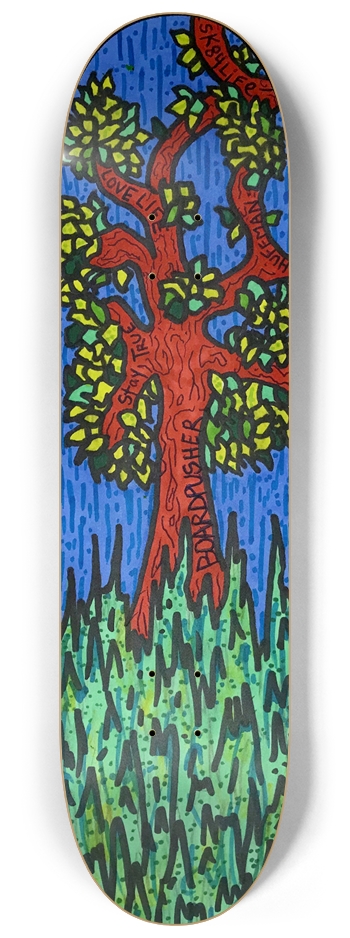 Levi Huffman Skate Family Tree 8-1/4 Skateboard Deck