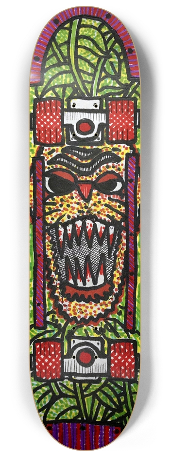 Levi Huffman Jungle Cat Rails and Bones 8-1/4 Skateboard Deck