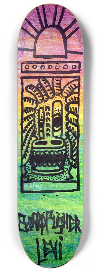 Levi Huffman Dread Lagoon 8-1/4 Skateboard Deck
