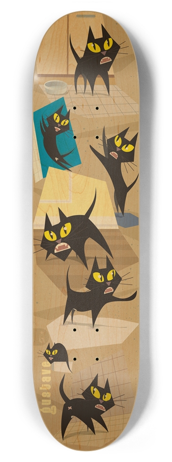 deck_gustave_cartoon{n} 7-7/8 Skateboard Deck