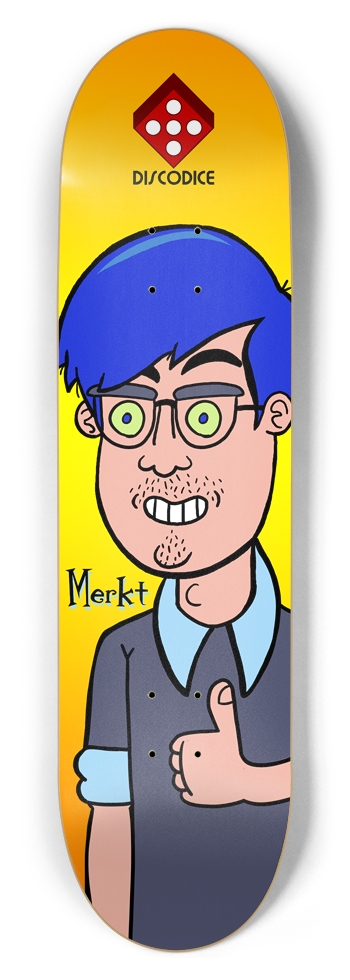 Mission Merkt 8.5 8-1/2 Skateboard Deck