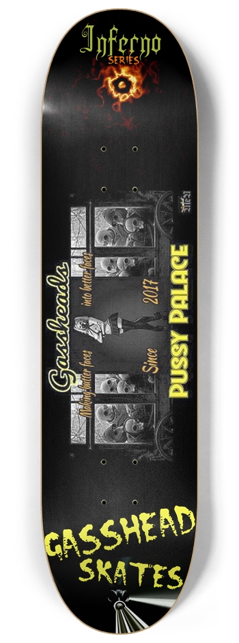 PALACE (INFERNO Series) 8-1/4 Skateboard Deck