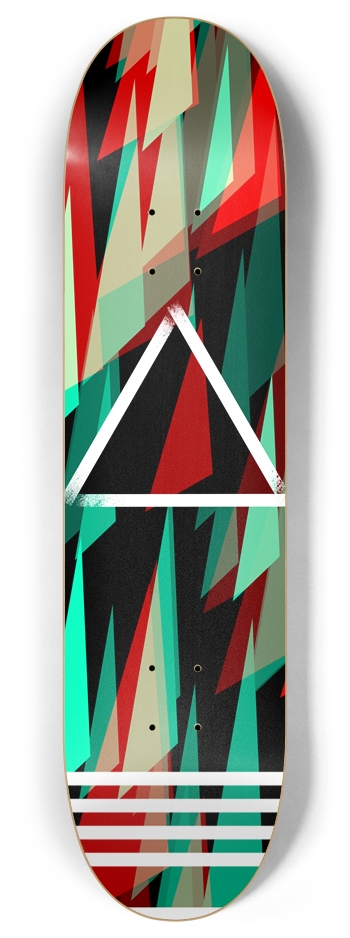 Triangular 8 Inch Skateboard Deck