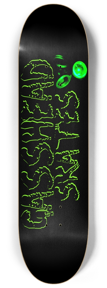 GREEN HELL 8-1/4 Skateboard Deck