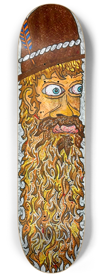 Weirdy Beardy 8-1/4 Skateboard Deck