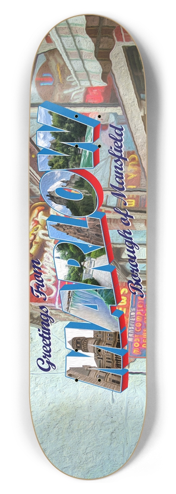 Postcard Deck 8-1/2 Skateboard Deck