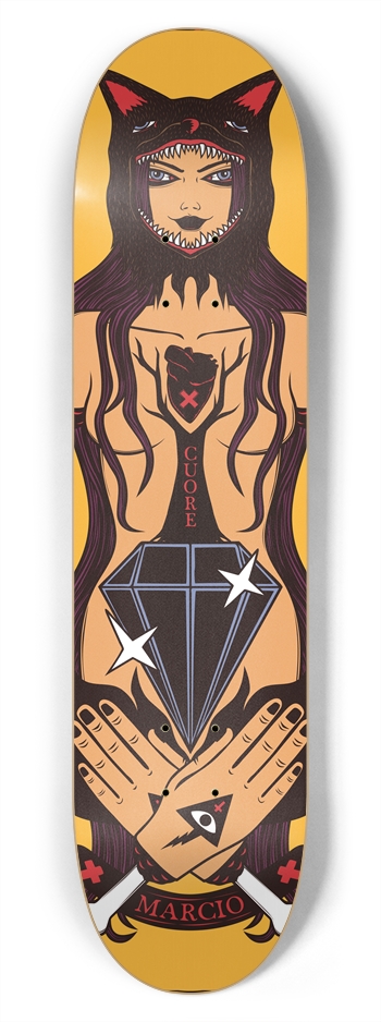 Custom Skateboard 7-3/4 Skateboard Deck