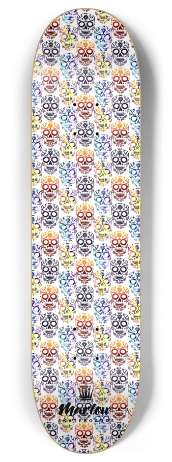 Sugar Skull Deck 8 Inch Skateboard Deck