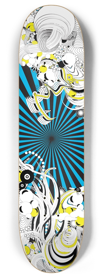 Abstract Odyssey 8 Inch Skateboard Deck