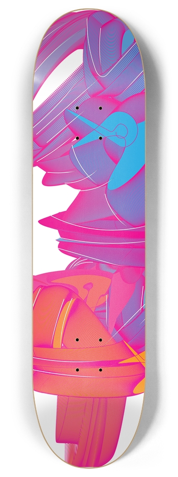 Neon Flux 8 Inch Skateboard Deck