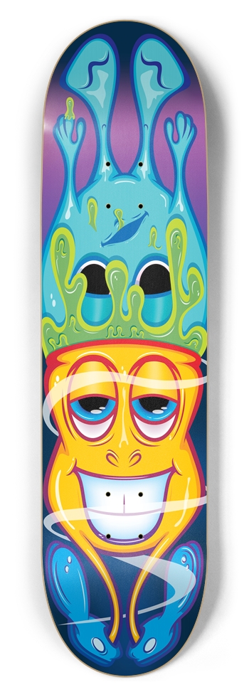 Brainwash Custom Skateboard 8-1/2 Skateboard Deck