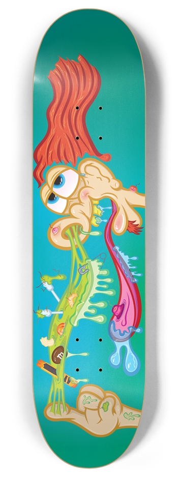 Gone Fishin' Custom Skateboard 8 Inch Skateboard Deck