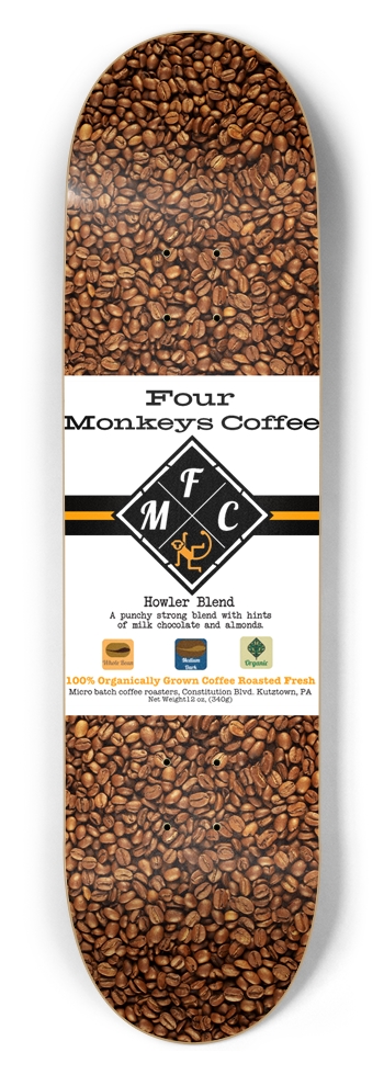 8.5” Howler Blender Board 8-1/2 Skateboard Deck