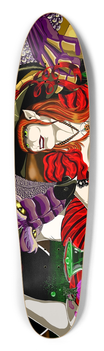 Trippy Witch Custom Longboard Longboard Shape
