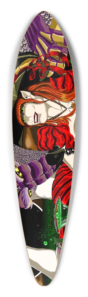 Trippy Witch Custom Pintail Longboard Pintail Longboard