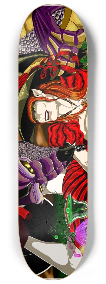 Trippy Witch 8 1/4" Deck 8-1/4 Skateboard Deck