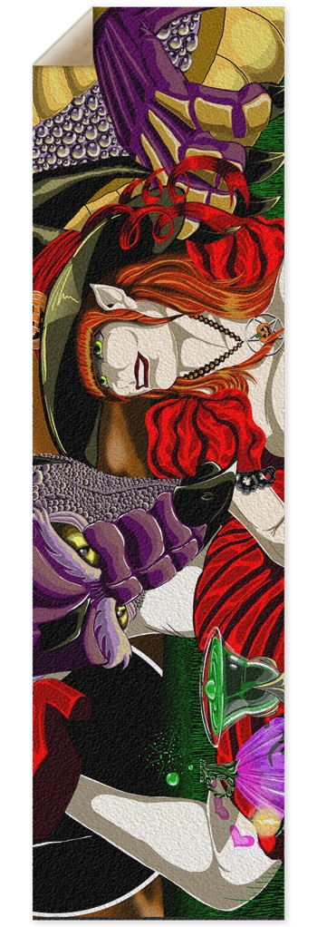 Trippy Witch Punk Nose Grip Tape 10 x 36 Inch Griptape