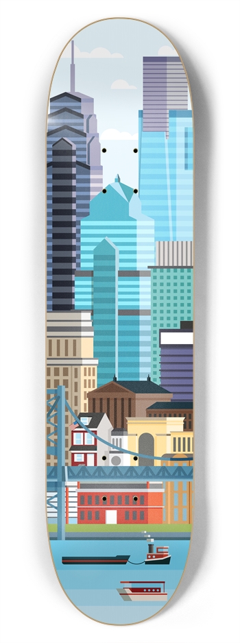 Philly 7-3/4 Skateboard Deck