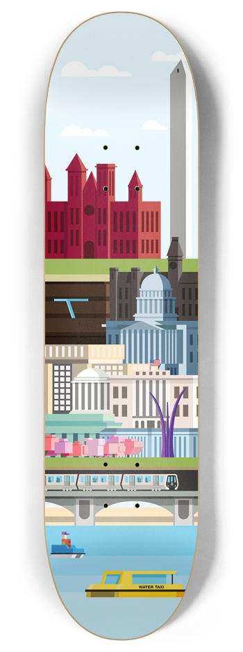 DC 8" 8 Inch Skateboard Deck