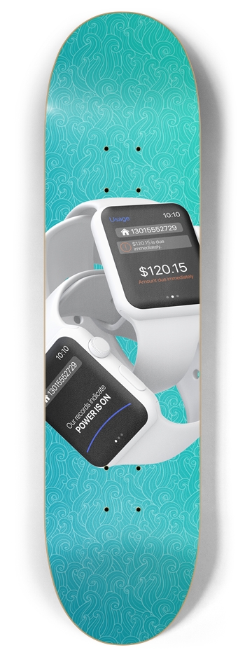 Watch 8" 8 Inch Skateboard Deck