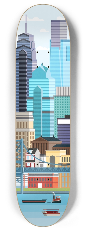 8" Philly Board 8 Inch Skateboard Deck