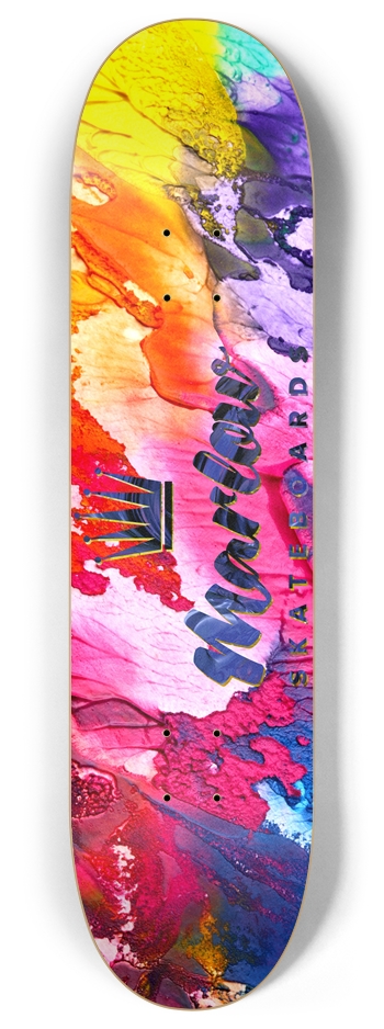 Oil Paint Deck 8 Inch Skateboard Deck