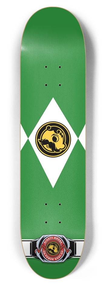 Power Bohemians – GREEN 7-7/8 7-7/8 Skateboard Deck