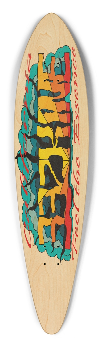 33zKine Pintail Longboard