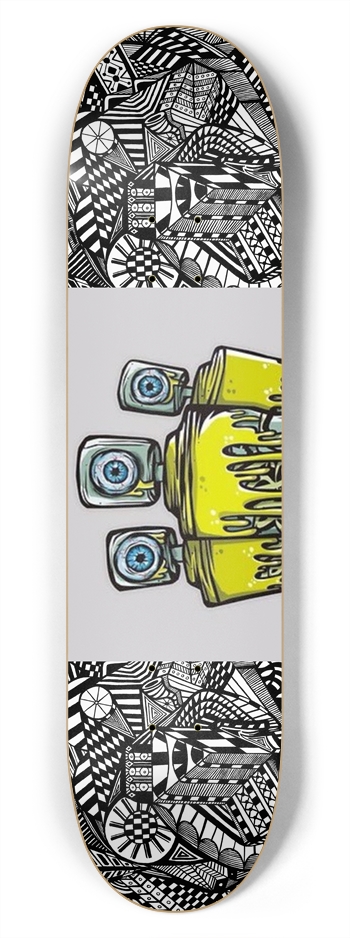 Nocturnal Abstract Skateboard 7-3/4 Skateboard Deck