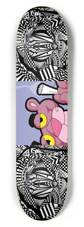 Nocturnal Abstract Skateboard 7-3/4 Skateboard Deck