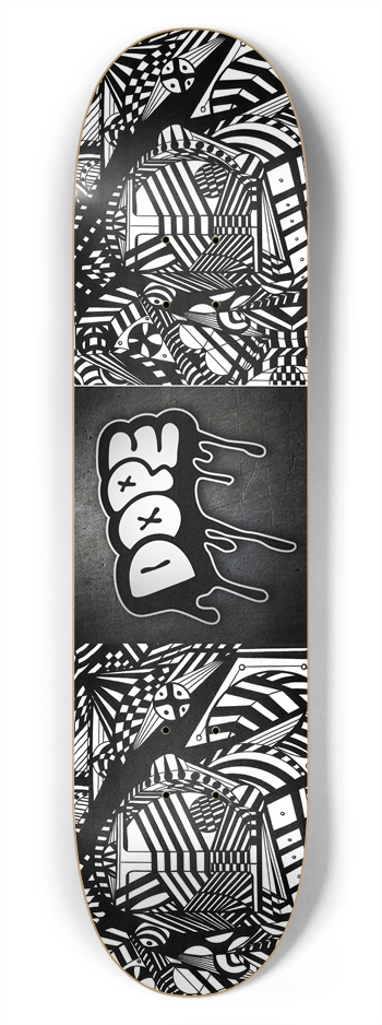 Nocturnal Abstract Skateboard 7-3/4 Skateboard Deck