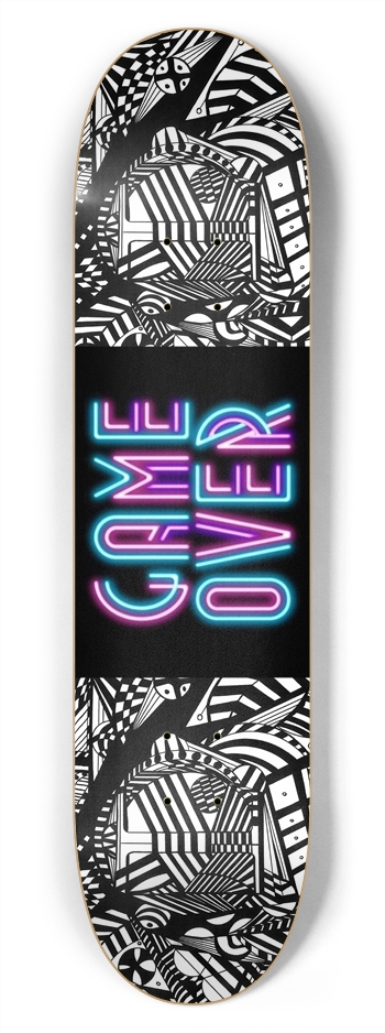 Nocturnal Abstract Skateboard 7-3/4 Skateboard Deck