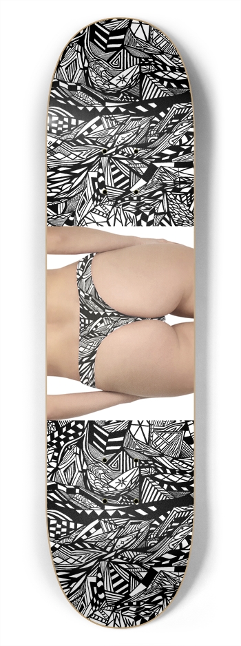 Nocturnal Abstract Skateboard 7-3/4 Skateboard Deck