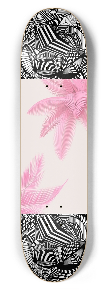 Nocturnal Abstract Skateboard 7-3/4 Skateboard Deck