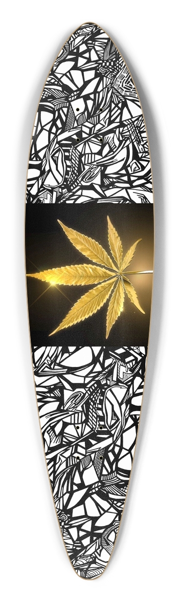 Nocturnal Abstract Longboard Pintail Longboard
