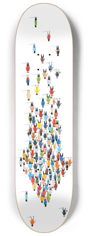 ISUM 8.25 8-1/4 Skateboard Deck