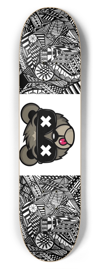 Nocturnal Abstract Skateboard 7-3/4 Skateboard Deck