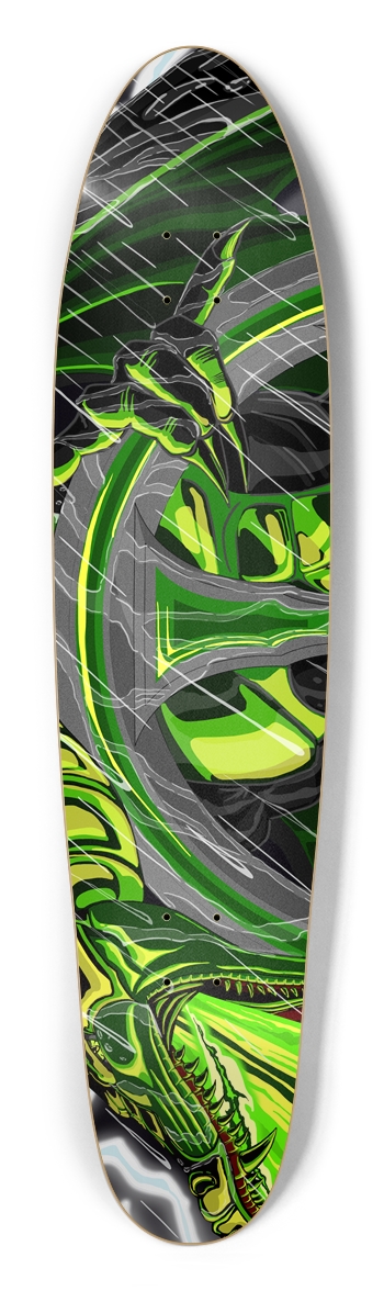 "Retribution" Longboard Deck Longboard Shape