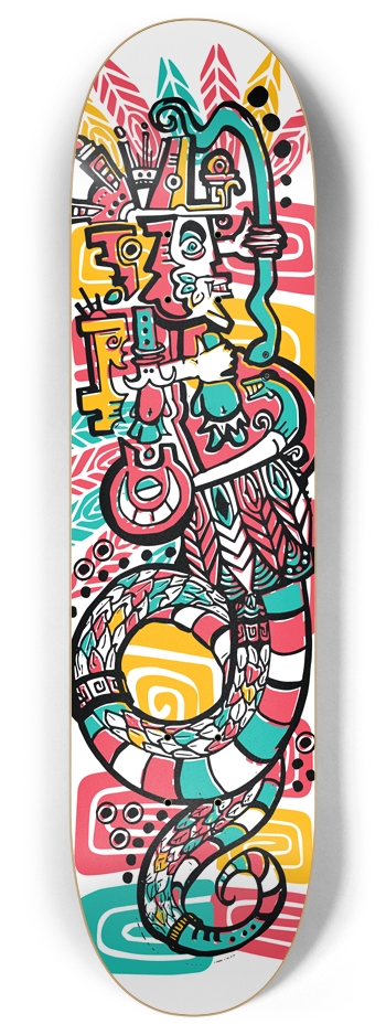 Quetzalcoatyl 8 Inch Skateboard Deck