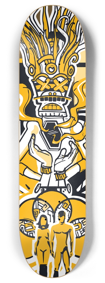 TEZCATLIPOCA 8 Inch Skateboard Deck