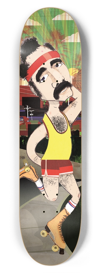 Old Skool Twos 7-3/4 Skateboard Deck