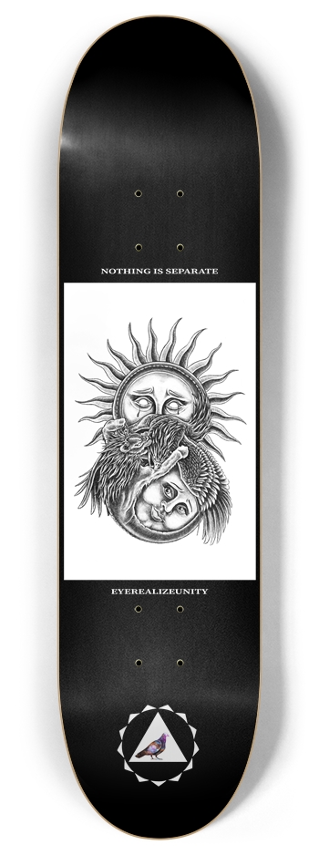 Nothing Is Separate (black) 8 Inch Skateboard Deck