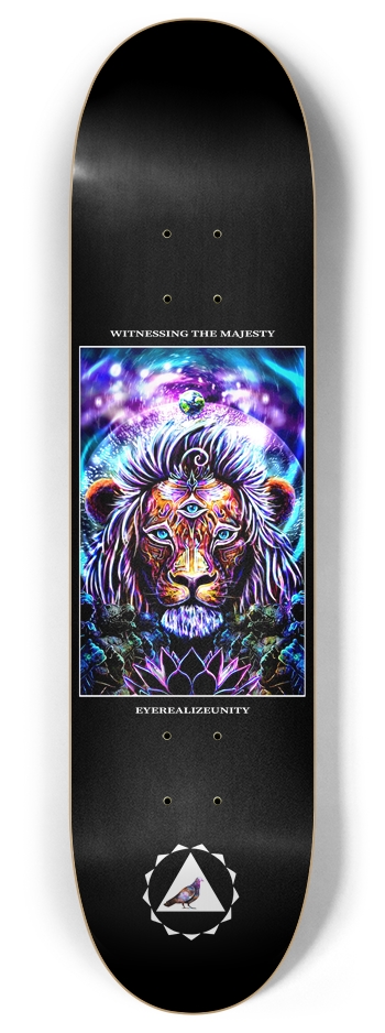 Witnessing The Majesty (black) 8 Inch Skateboard Deck