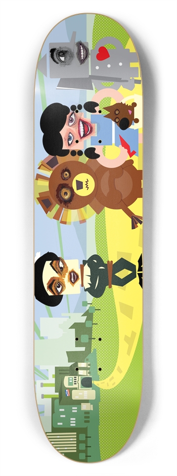 The Wizard of Oz 7-3/4 Skateboard Deck