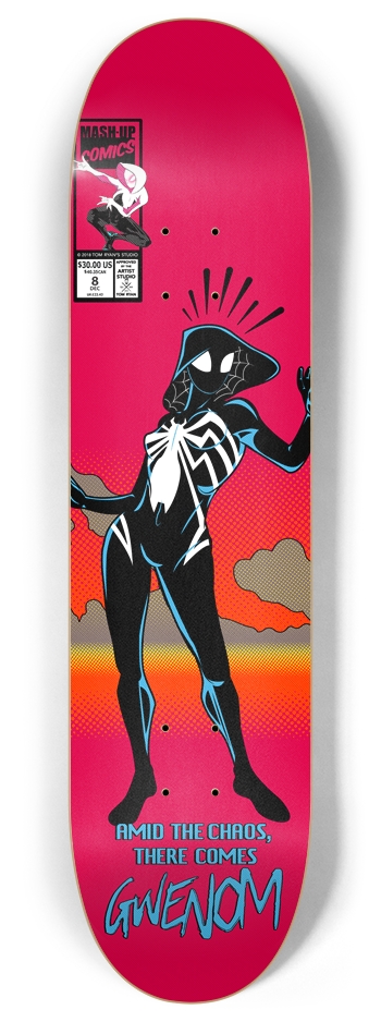 Enter Gwenom 8 Inch Skateboard Deck