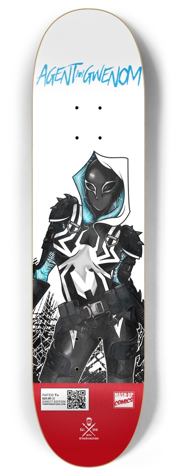 Agent Gwenom 8 Inch Skateboard Deck