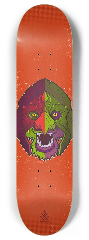 Half n Half Battle Cats 8 Inch Skateboard Deck