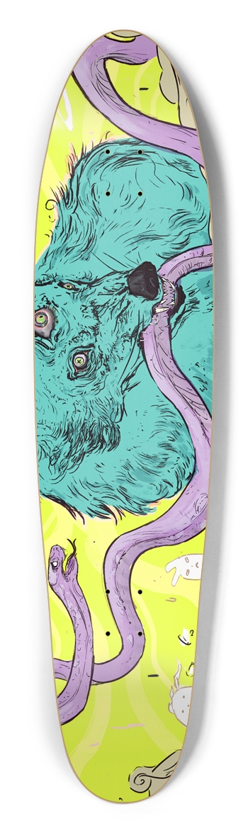 Snake Eater - Trippy Longboard Shape