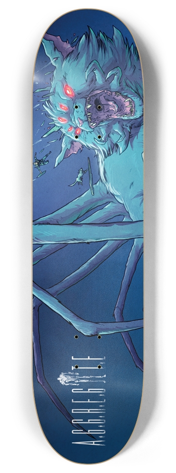AGGREGATE - cat deck 8 Inch Skateboard Deck