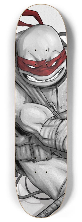 DONATELLO - red 8 Inch Skateboard Deck